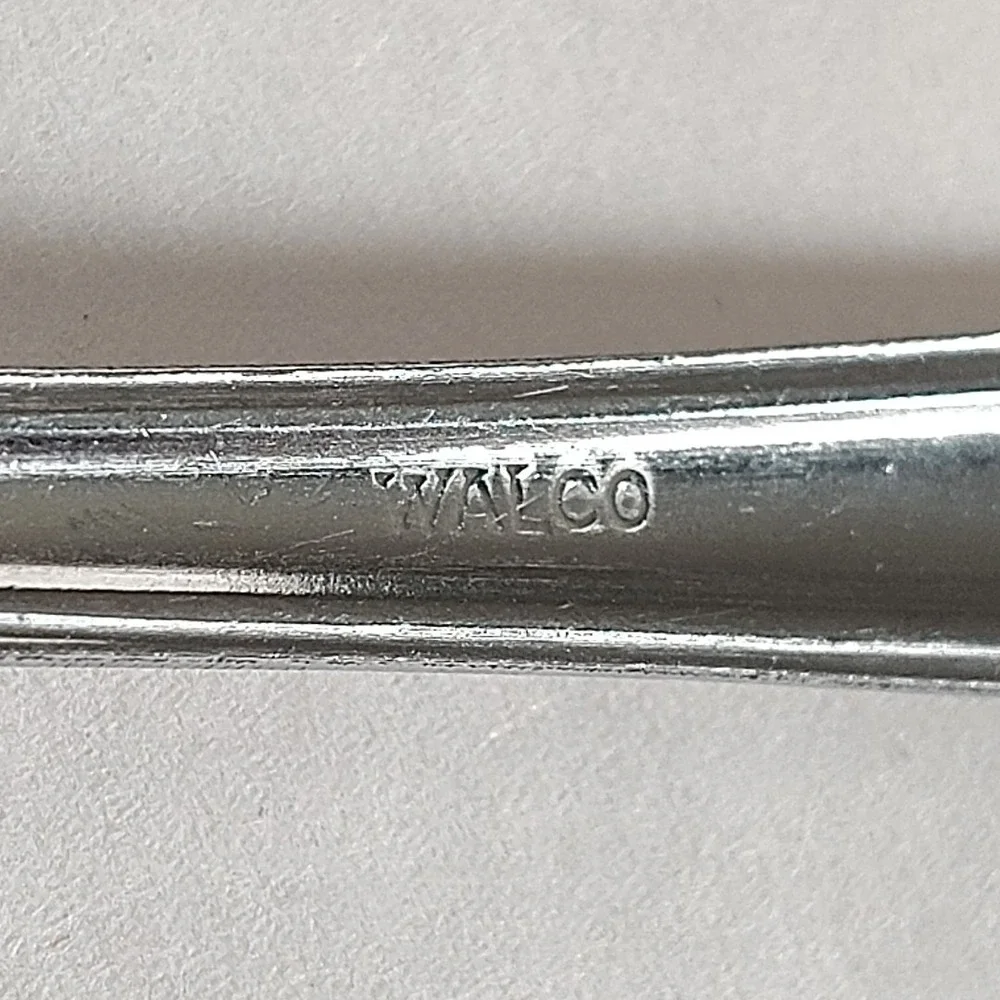 Walco Dinner Forks Stars & Stripes 6 Stainless Steel Forks Vintage Flatware
